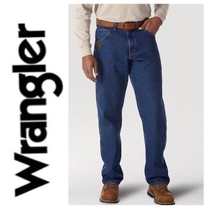 New Wrangler Work Carpenter Pants in Antique Blue